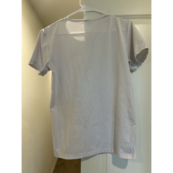 Steven Rhodes Women’s Demon Cat White T-Shirt, stretchy Material, M - Picture 5 of 5